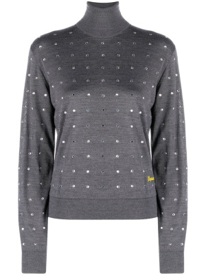 

Crystal-embellished wool jumper, Dsquared2 Crystal-embellished wool jumper