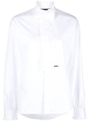 

Ruffled bow-detail shirt, Dsquared2 Ruffled bow-detail shirt