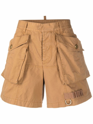 

High-waisted cotton shorts, Dsquared2 High-waisted cotton shorts