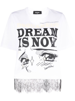 

Slogan graphic-print T-shirt, Dsquared2 Slogan graphic-print T-shirt