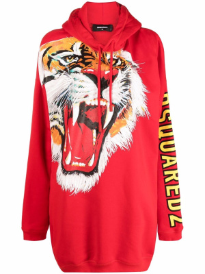 

Logo sweatshirt dress, Dsquared2 Logo sweatshirt dress