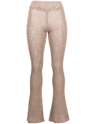 

Crochet-knit flared trousers, Dsquared2 Crochet-knit flared trousers