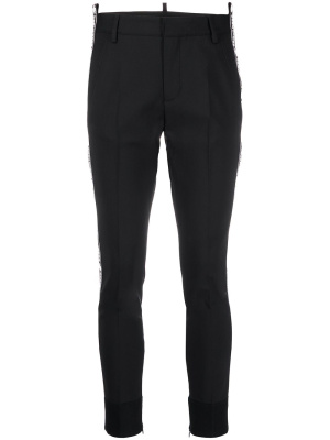 

Logo print slim-fit trousers, Dsquared2 Logo print slim-fit trousers