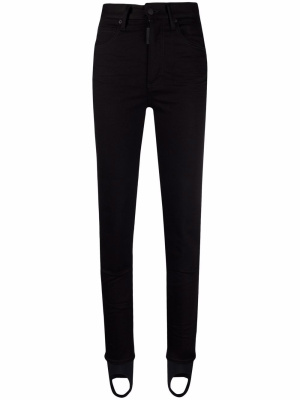 

High-rise stirrup jeans, Dsquared2 High-rise stirrup jeans