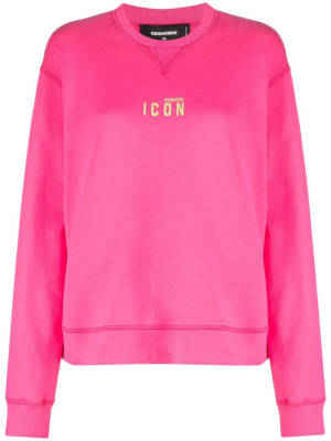 

Logo-print cotton sweatshirt, Dsquared2 Logo-print cotton sweatshirt