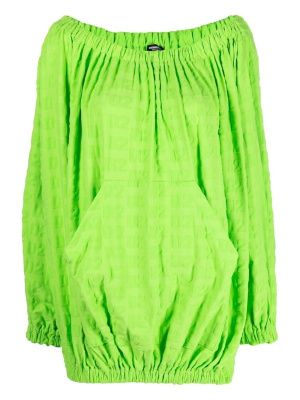 

Flocked-logo beach cover-up, Dsquared2 Flocked-logo beach cover-up