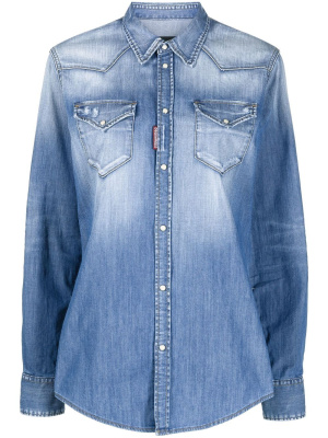 

Button-up denim shirt, Dsquared2 Button-up denim shirt