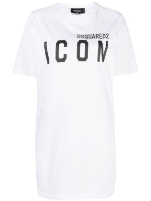 

Slogan-print T-shirt dress, Dsquared2 Slogan-print T-shirt dress