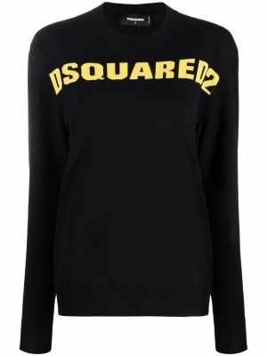 

Logo-print round neck sweatshirt, Dsquared2 Logo-print round neck sweatshirt