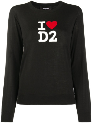

I Love D2 wool jumper, Dsquared2 I Love D2 wool jumper