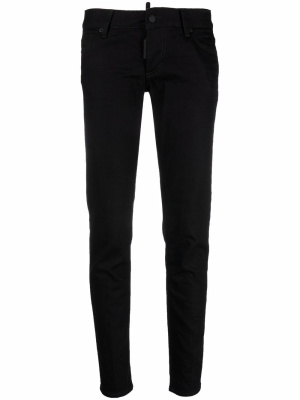 

Logo-patch skinny denim trousers, Dsquared2 Logo-patch skinny denim trousers