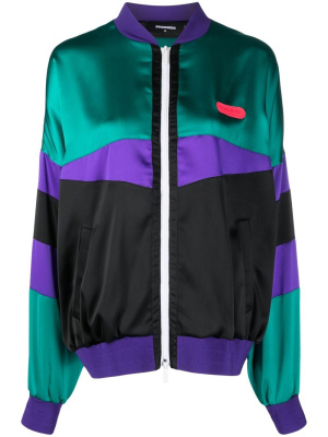

Colour-block bomber jacket, Dsquared2 Colour-block bomber jacket