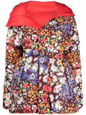 

Reversible floral-print padded coat, Dsquared2 Reversible floral-print padded coat