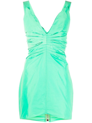 

Ruched-effect V-neck minidress, Dsquared2 Ruched-effect V-neck minidress