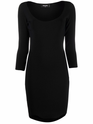 

Three quarter-sleeved fitted dress, Dsquared2 Three quarter-sleeved fitted dress