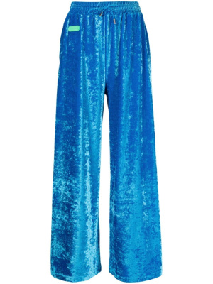 

Wide-leg velour palazzo pants, Dsquared2 Wide-leg velour palazzo pants