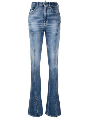 

High-waisted flared jeans, Dsquared2 High-waisted flared jeans