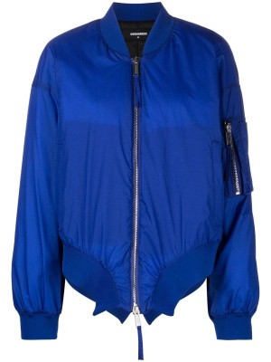 

Asymmetric-hem bomber jacket, Dsquared2 Asymmetric-hem bomber jacket