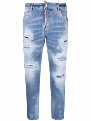 

Ripped-detail cropped jeans, Dsquared2 Ripped-detail cropped jeans