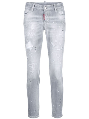 

Ripped-detailing cropped jeans, Dsquared2 Ripped-detailing cropped jeans