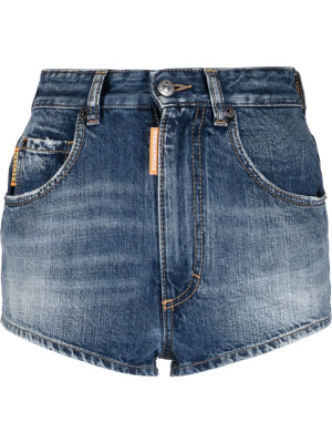 

Logo-patch denim shorts, Dsquared2 Logo-patch denim shorts