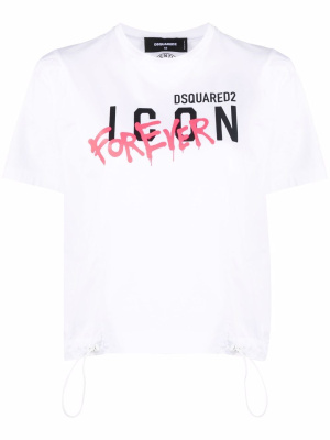 

Icon Forever drawstring T-shirt, Dsquared2 Icon Forever drawstring T-shirt