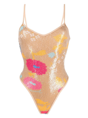 

Sequin-embellished swimsuit, Dsquared2 Sequin-embellished swimsuit