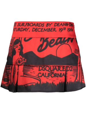 

Graphic-print mini skirt, Dsquared2 Graphic-print mini skirt