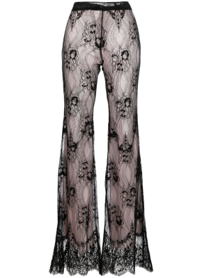 

Lace-panel flared trousers, Dsquared2 Lace-panel flared trousers