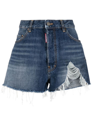 

Distressed denim shorts, Dsquared2 Distressed denim shorts