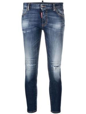 

Low-rise skinny-leg cropped jeans, Dsquared2 Low-rise skinny-leg cropped jeans
