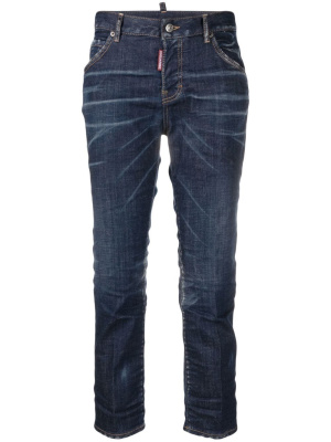 

Low-rise cropped jeans, Dsquared2 Low-rise cropped jeans