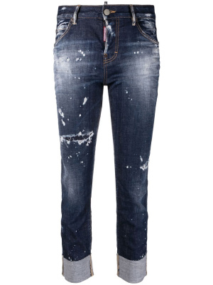 

Distressed cropped jeans, Dsquared2 Distressed cropped jeans