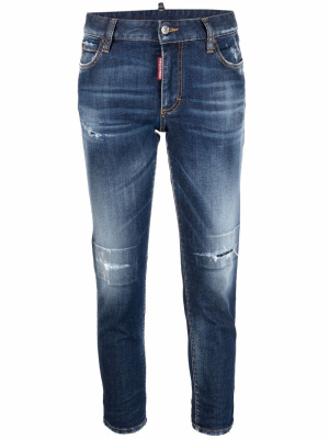 

Distressed cropped jeans, Dsquared2 Distressed cropped jeans