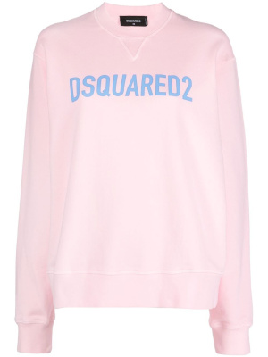 

Logo-print cotton sweatshirt, Dsquared2 Logo-print cotton sweatshirt