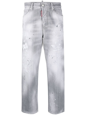 

Paint-splatter cropped jeans, Dsquared2 Paint-splatter cropped jeans