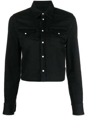 

Cropped denim shirt, Dsquared2 Cropped denim shirt