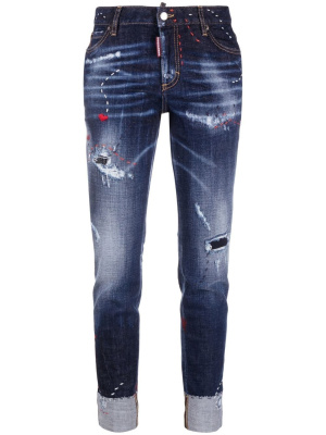 

Distressed-finish skinny jeans, Dsquared2 Distressed-finish skinny jeans