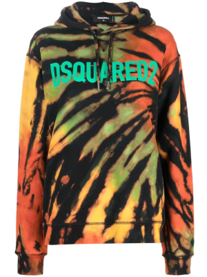 

Abstarct-print cotton hoodie, Dsquared2 Abstarct-print cotton hoodie