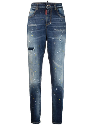 

Paint splatter skinny jeans, Dsquared2 Paint splatter skinny jeans