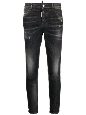 

Cropped low-rise skinny jeans, Dsquared2 Cropped low-rise skinny jeans