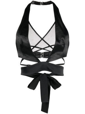 

Wrap-around halter-neck top, Dsquared2 Wrap-around halter-neck top