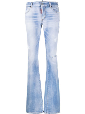 

Distressed flared jeans, Dsquared2 Distressed flared jeans