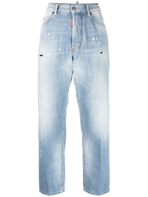 

Bleached-wash cropped jeans, Dsquared2 Bleached-wash cropped jeans