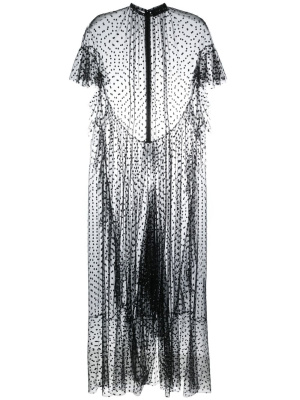 

Polka dot sheer maxi dress, Dsquared2 Polka dot sheer maxi dress