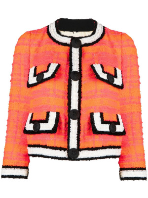 

Cropped tweed buttoned jacket, Dsquared2 Cropped tweed buttoned jacket