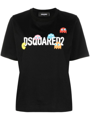 

Logo-print cotton-jersey T-shirt, Dsquared2 Logo-print cotton-jersey T-shirt