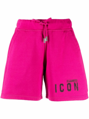 

Icon logo print track shorts, Dsquared2 Icon logo print track shorts