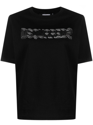 

Logo-print cotton T-shirt, Dsquared2 Logo-print cotton T-shirt