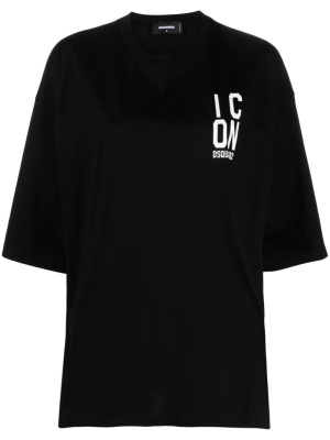 

Logo-print cotton T-shirt, Dsquared2 Logo-print cotton T-shirt